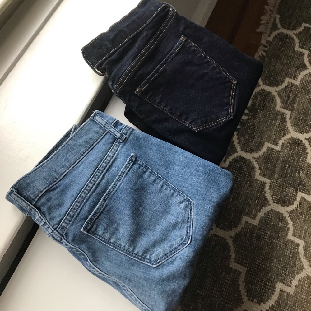 Set of 2 Gap skinny denim